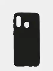 Чехол Samsung Galaxy A40, Самсунг Галакси А40 черный силиконовый