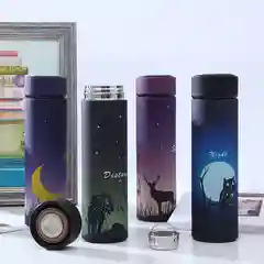 Зеленый термос "Night" из пищевой нержавеющей стали