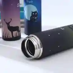 Зеленый термос "Night" из пищевой нержавеющей стали