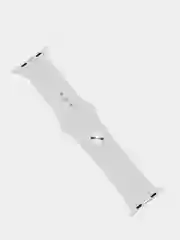 Серый металлик спортивный ремешок для Apple Watch Classic 38 / 40 / 41 /  42 / 44 / 45 / 47 mm