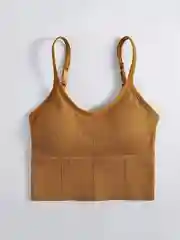 Желтый топ женский, спортивный, без косточек