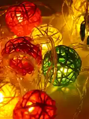 Гирлянда светодиодная, для елки, из ротанга, гирлянда, гирлянда на елку
