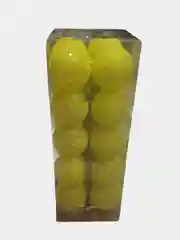 Желтый гирлянда светодиодная "Шарики"