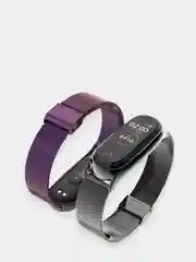 Металлический ремешок для Xiaomi Mi band 3, 4, 5, 6