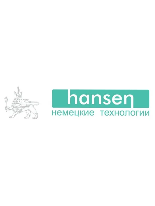 Хром hansen донный клапан для умывальника нажимной click-clak, без перелива, хром