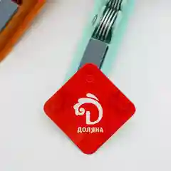 S Точилка для ножей Доляна, острое лезвие, с ручкой и шлифовкой, 19 х 4,5 см, разные цвета