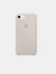 Серебряный чехол для iPhone 7, 8, SE Silicone Case