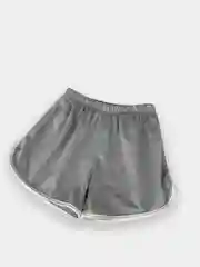 Серебряный женские шорты,короткие, спортивные, с полосками