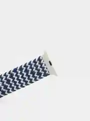 Багровый нейлоновый ремешок для Apple Watch плетёный монобраслет