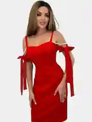 Красный силуэтное платье/ Вечерние платье
