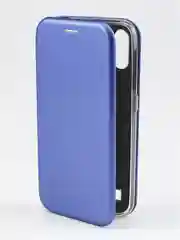 Голубой чехол книжка для Samsung Galaxy A01, Самсунг А01