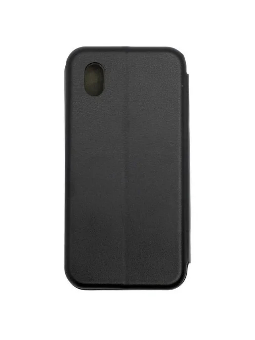 Черный чехол книжка для Samsung Galaxy A01 Core,  Самсунг А01 Кор