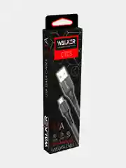 Золотой кабель USB - Type-C WALKER C705, в текстильной оплетке