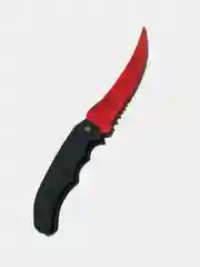 Алый нож "Гамма волны", по мотивам игры Cs Go