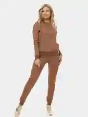 Коричневый костюм женский Альфа lovetex.store