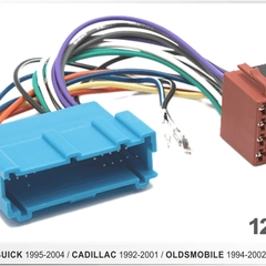 Переходник для магнитол ISO, Carav 12-041, Caddillac 1992-2001, Oldsmobile 1994-2002