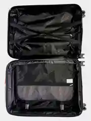 Зеленый пластиковый чемодан Kartex