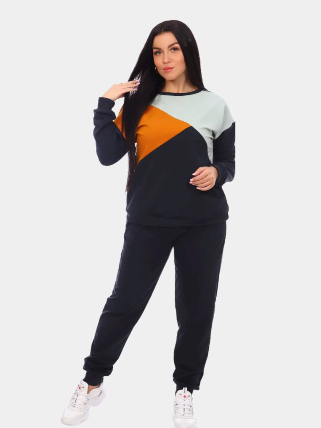 Тёмно-серый дельта костюм женский lovetex.store