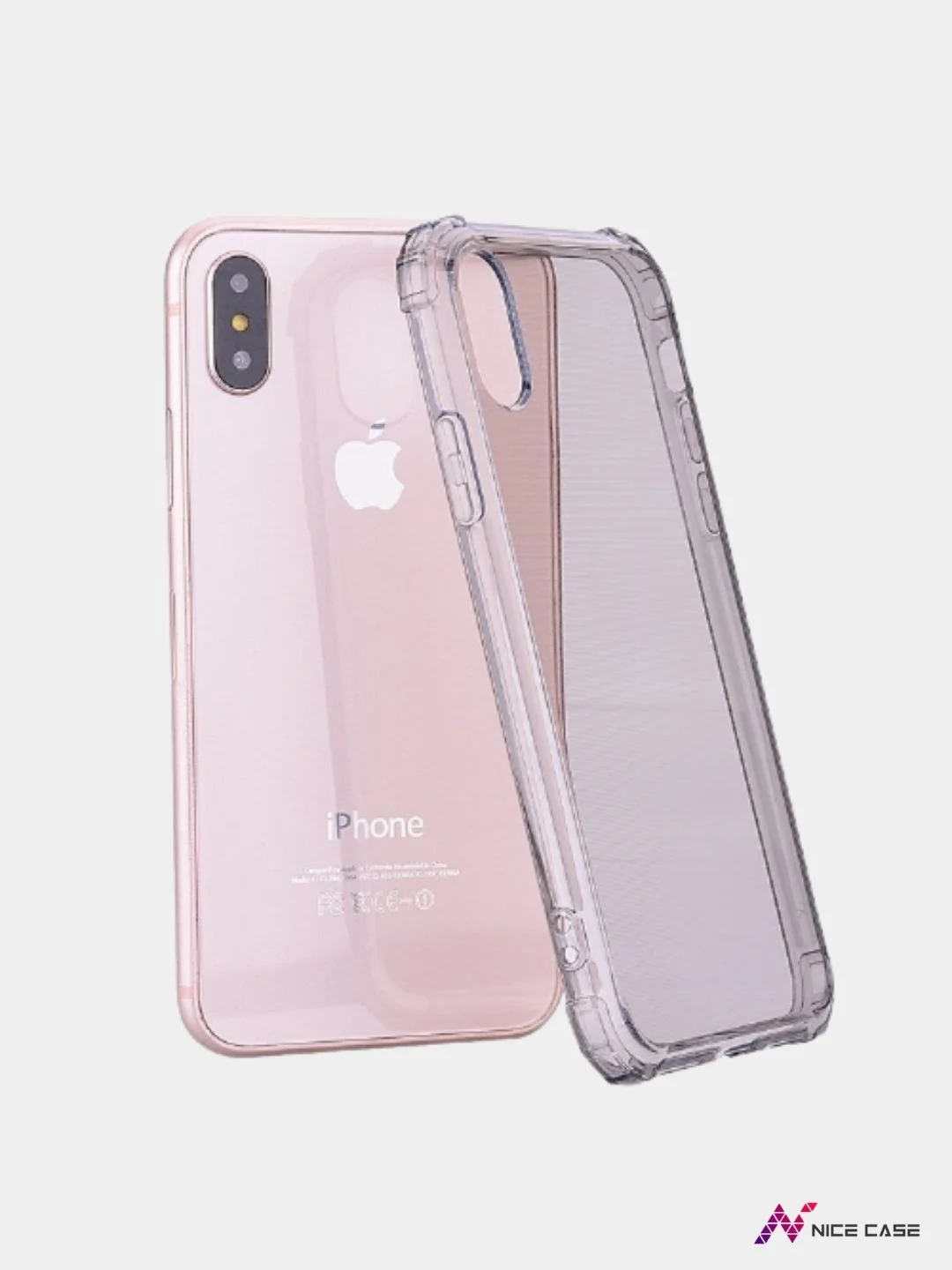 Серый чехол для IPhone X/XS, противоударный