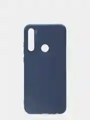 Синий чехол для  Xiaomi Redmi Note 8T силиконовый матовый однотонный