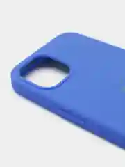 Индиго чехол Silicone Case для iPhone 13 с закрытым низом