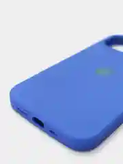 Индиго чехол Silicone Case для iPhone 13 с закрытым низом