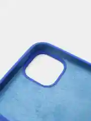Индиго чехол Silicone Case для iPhone 13 с закрытым низом