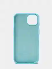 Голубой чехол Silicone Case для iPhone 13 с закрытым низом