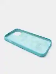 Голубой чехол Silicone Case для iPhone 13 с закрытым низом