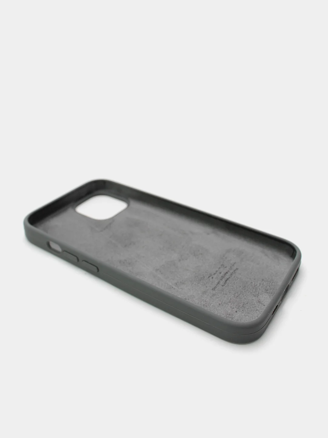 Тёмно-серый чехол Silicone Case для iPhone 13 с закрытым низом