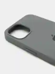 Тёмно-серый чехол Silicone Case для iPhone 13 с закрытым низом