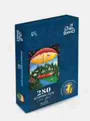 Деревянные пазлы Davici, День и ночь  / 280 деталей / 350х400 мм./ премиум