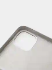 Белый чехол Silicone Case для iPhone 13 с закрытым низом