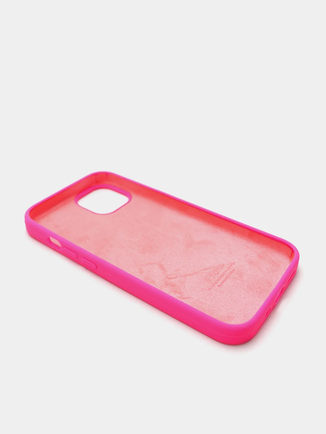 Фуксия чехол Silicone Case для iPhone 13 с закрытым низом