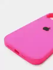 Фуксия чехол Silicone Case для iPhone 13 с закрытым низом