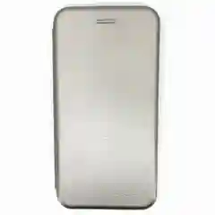 Серебряный чехол книга для Samsung Galaxy A21S, Самсунг А21S