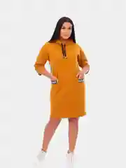 Горчичный лакшери платье женское lovetex.store