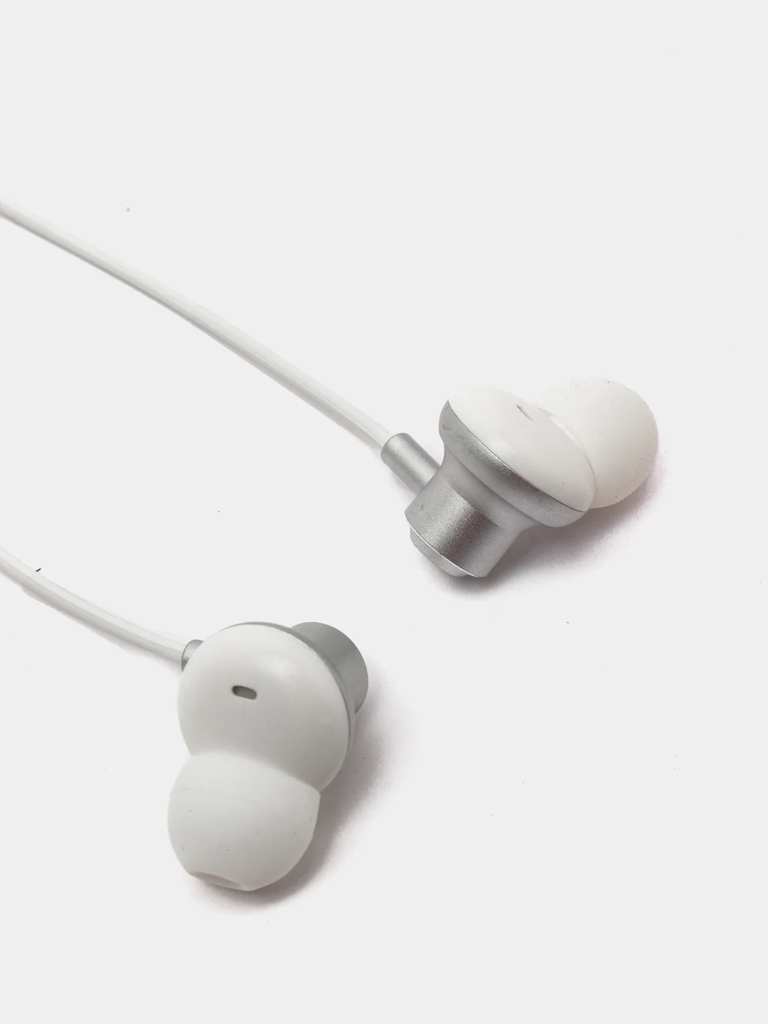 Серебряный наушники с микрофоном Hoco M44, 3,5 мм Jack