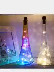 Белый гирлянда-пробка для бутылки