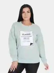 Мятный свитшот женский Молния lovetex.store