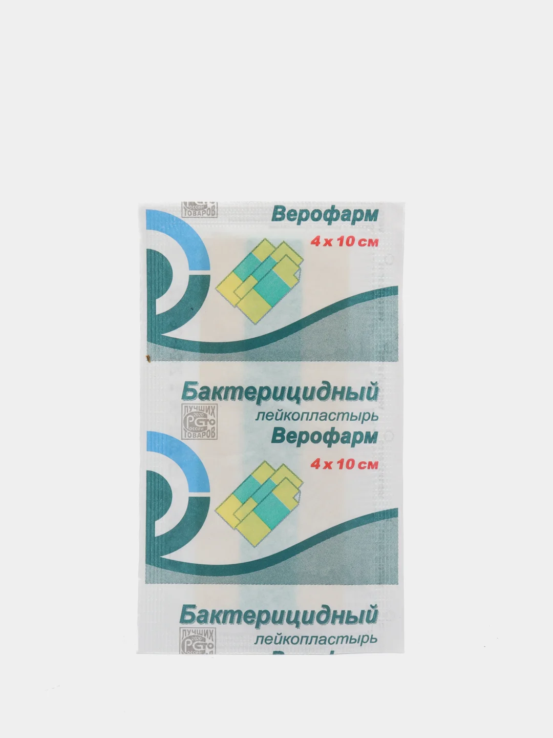 Лейкопластырь бактерицидный "Верофарм", на тканной основе, 4 х 10 см