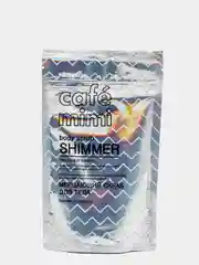 Мерцающий скраб шиммер Для тела Для ванны и душа Папайя и бабассу Cafe mimi 150 мл