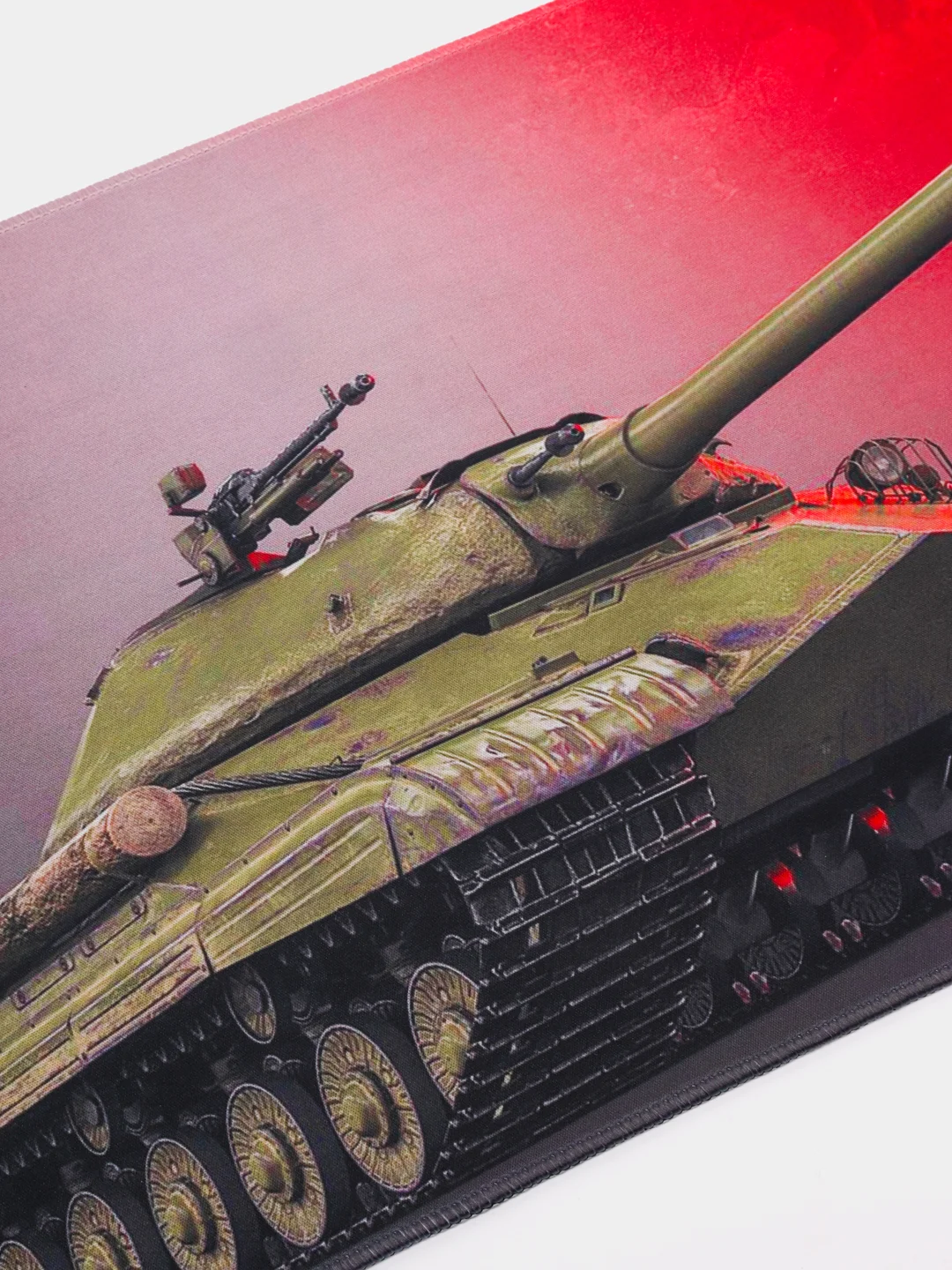 Красный коврик для мыши и клавиатуры, 10 принтов, World of Tanks WOT War Thunder, с танком 70х30