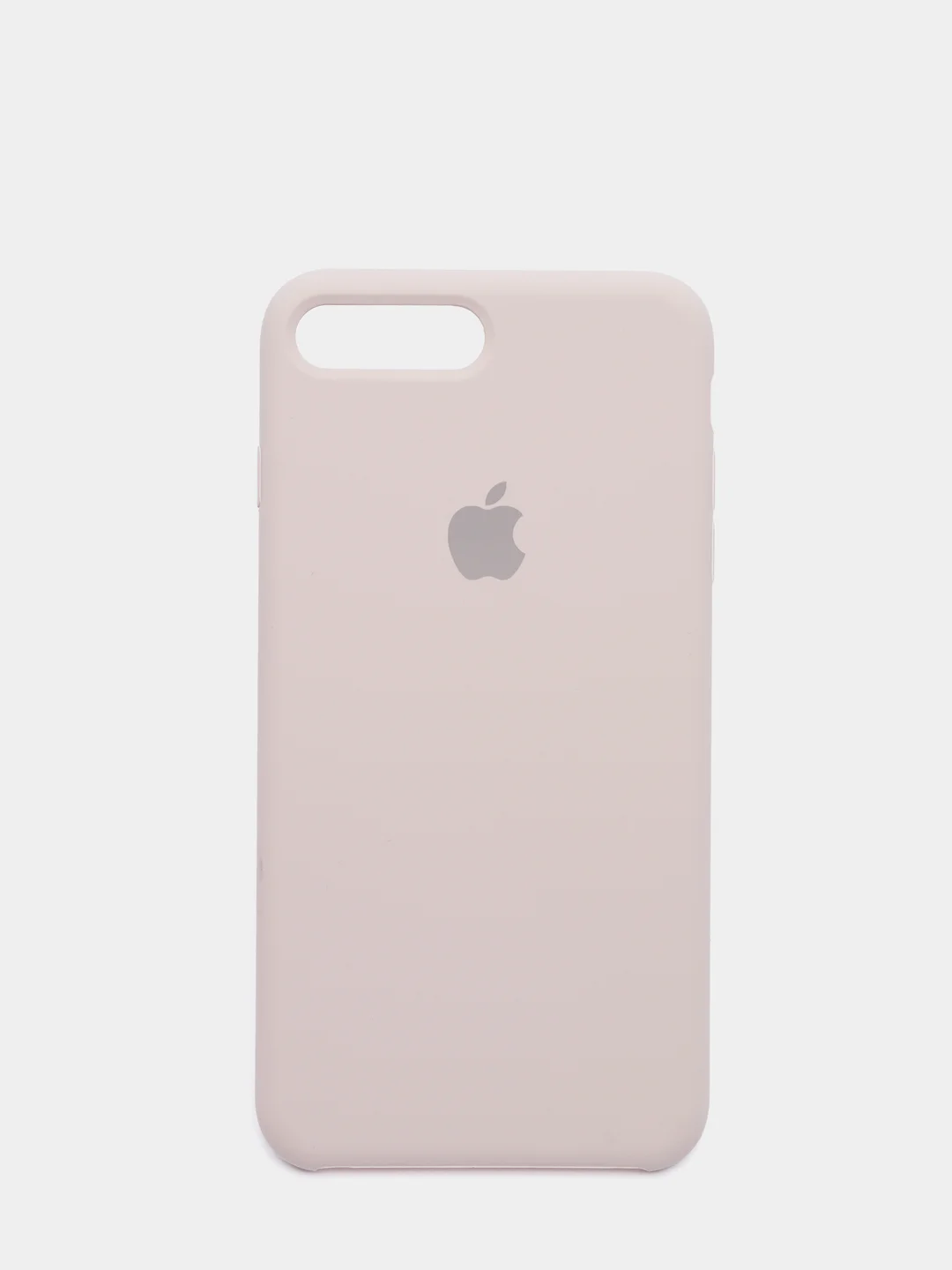 Бежевый меланж чехол Silicone Case для iPhone 7, 8, SE2, iPhone Se2 2020, с логотипом