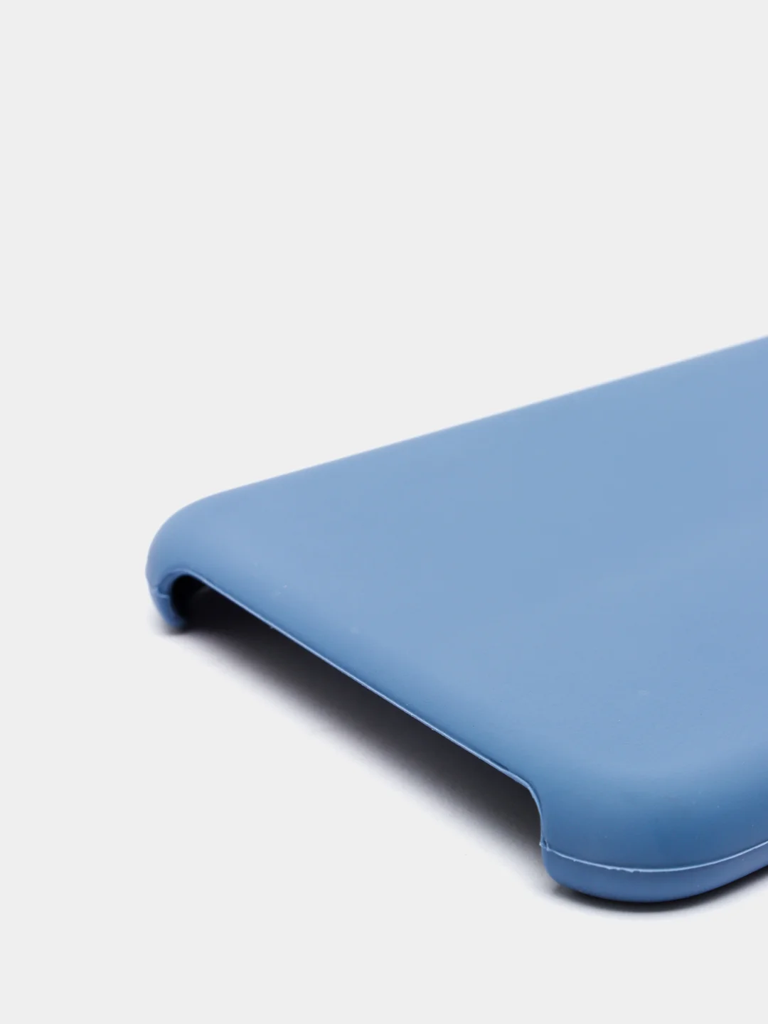 Синий меланж чехол Silicone Case для iPhone 7, 8, SE2, iPhone Se2 2020, с логотипом