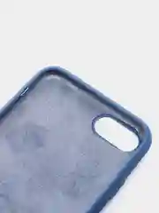 Синий меланж чехол Silicone Case для iPhone 7, 8, SE2, iPhone Se2 2020, с логотипом