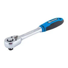 Синий ключ-трещотка, храповый механизм 1/2", 3/4", 1/4"