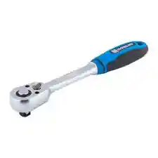 Синий ключ-трещотка, храповый механизм 1/2", 3/4", 1/4"