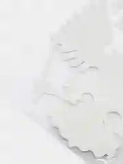 Белый наклейка герб России
