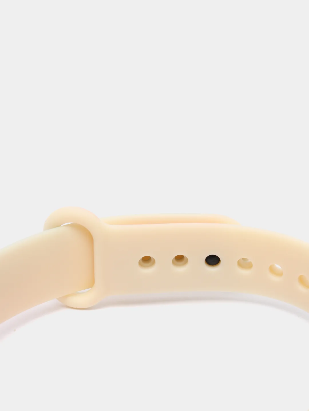 Голубой ремешок с принтом для Xiaomi Mi Band 3 / 4 / 5 / 6 силиконовый